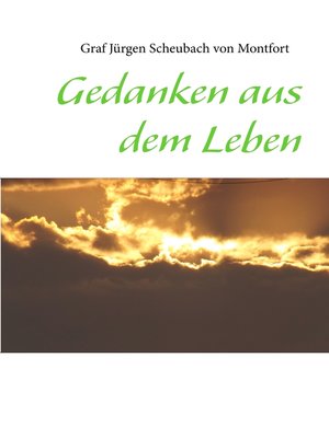 cover image of Gedanken aus dem Leben